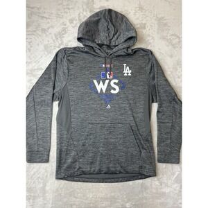 Majestic MLB Los Angeles Dodgers 2017 World Series Hoodie Men's